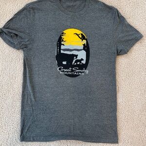 Great Smoky Mountains National Park Graphic Tee - Charcoal Gray
